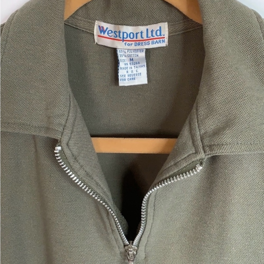 Westport Ltd by Dress Barn 2pc green Short set Women’s size S/M - Picture 8 of 14
